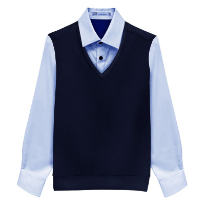 Джемпер школьный Deloras 71527G-24 синий-голубой